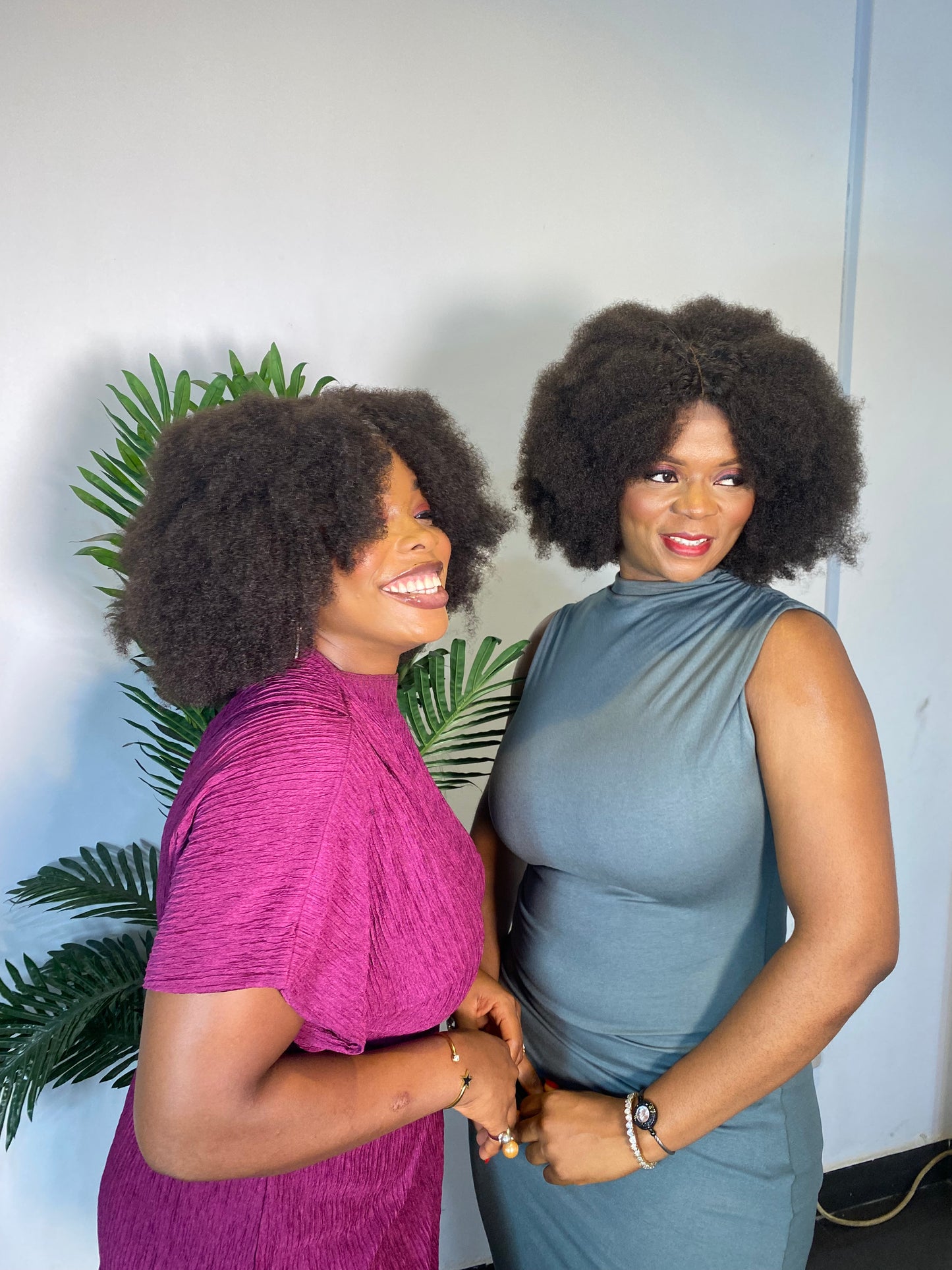 Afro closure wig