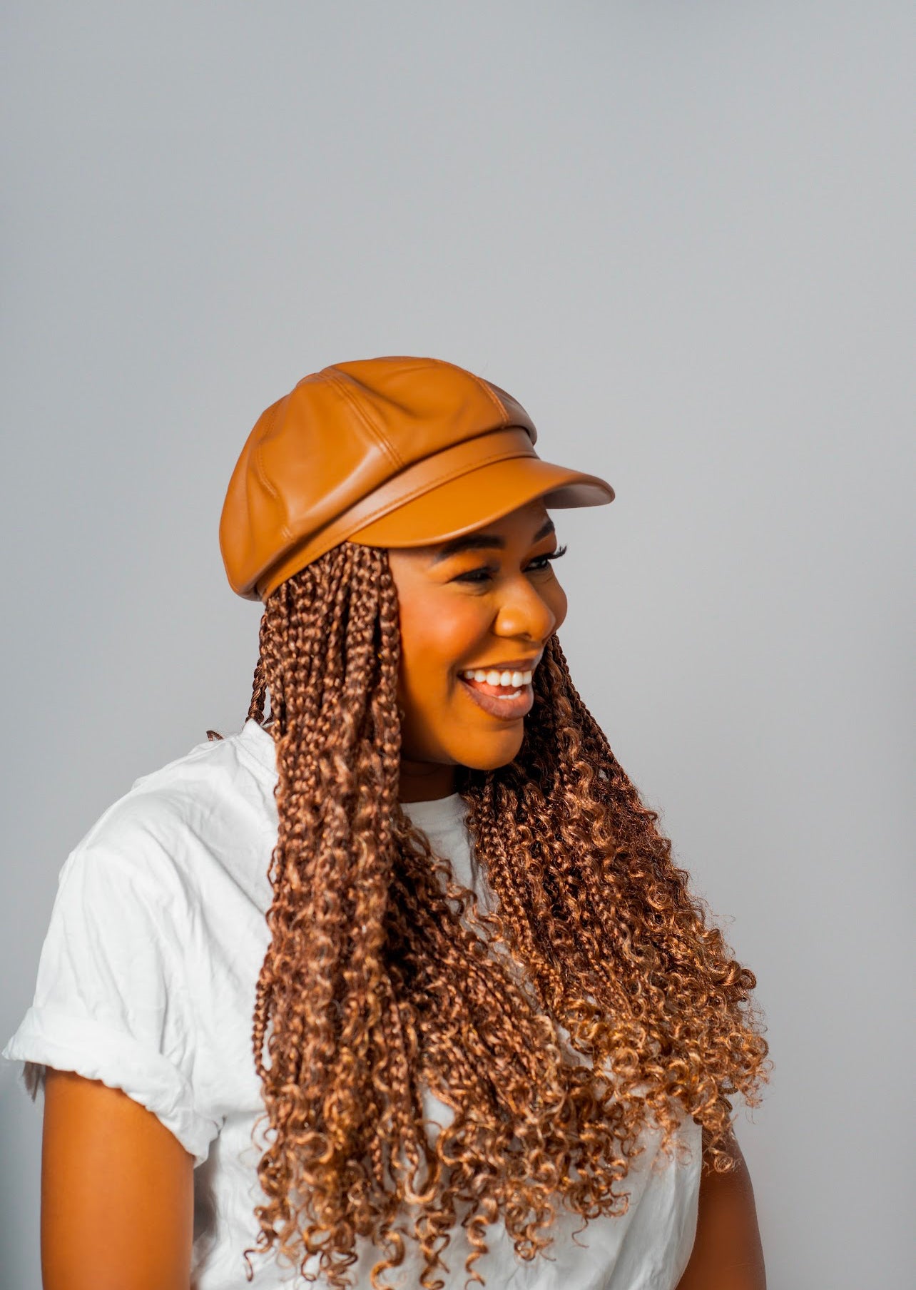 NUDE premium hat in medium boho braids