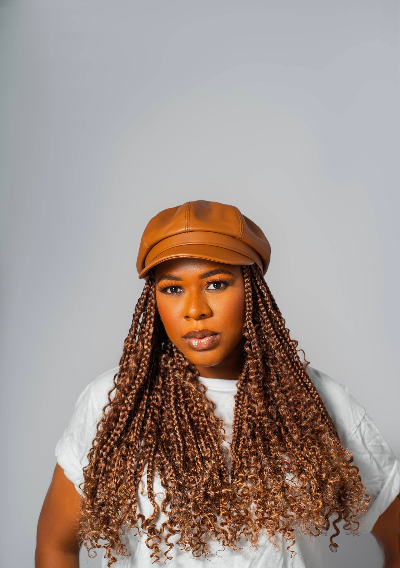 NUDE premium hat in medium boho braids