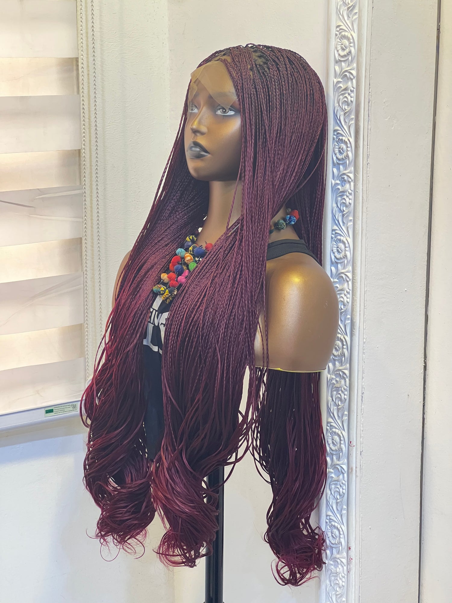 Luxury braided wig