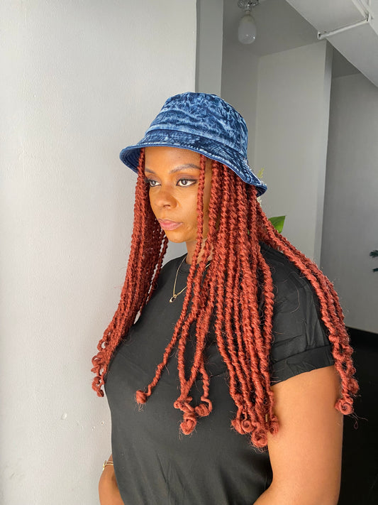 Bucket hat wig