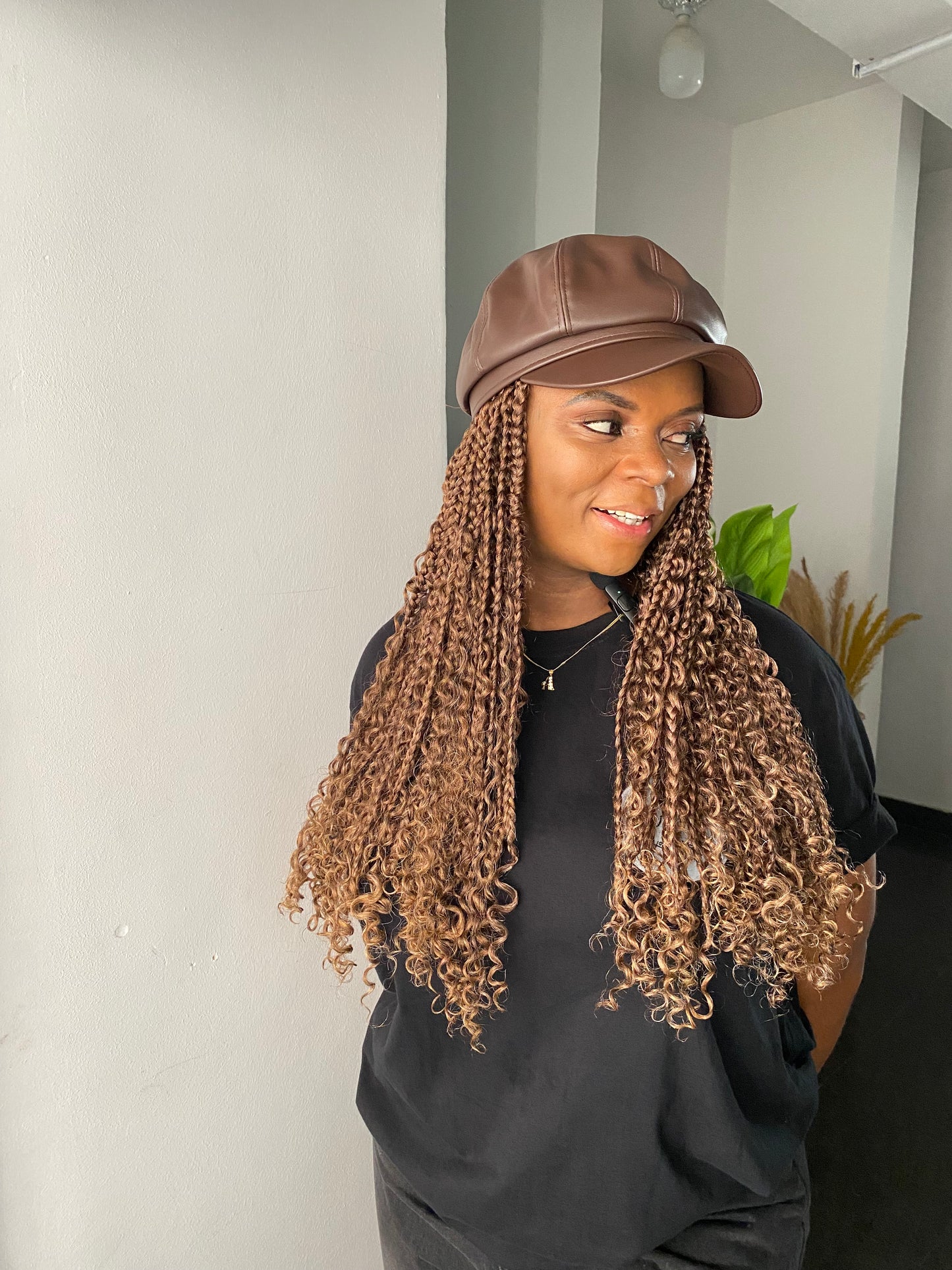 Premium hat boho braids