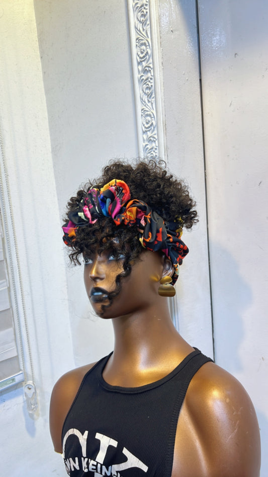 Multi colored ageless wig