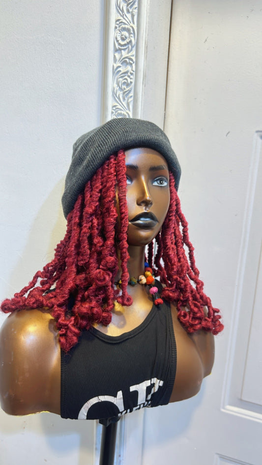 Minimalist Grey beanie wig