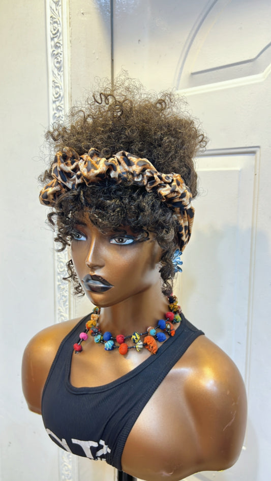 Leopard print Ageless wig