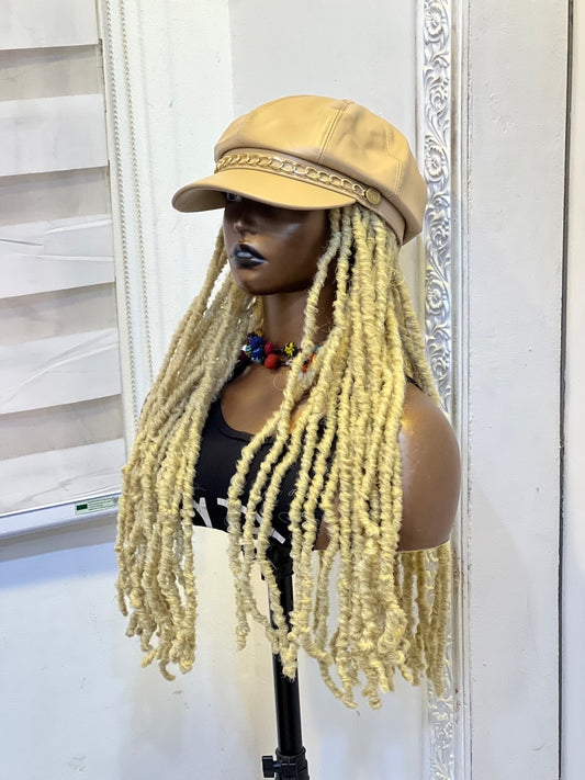 Premium chain hat on platinum extension