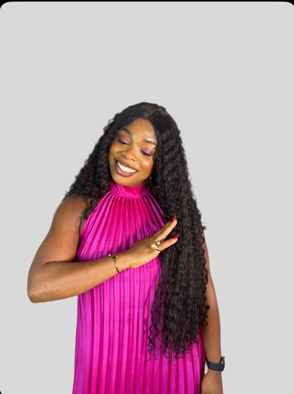 28” Deepwave closure wig