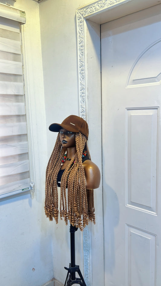 All Gold Chic fit in brown face cap