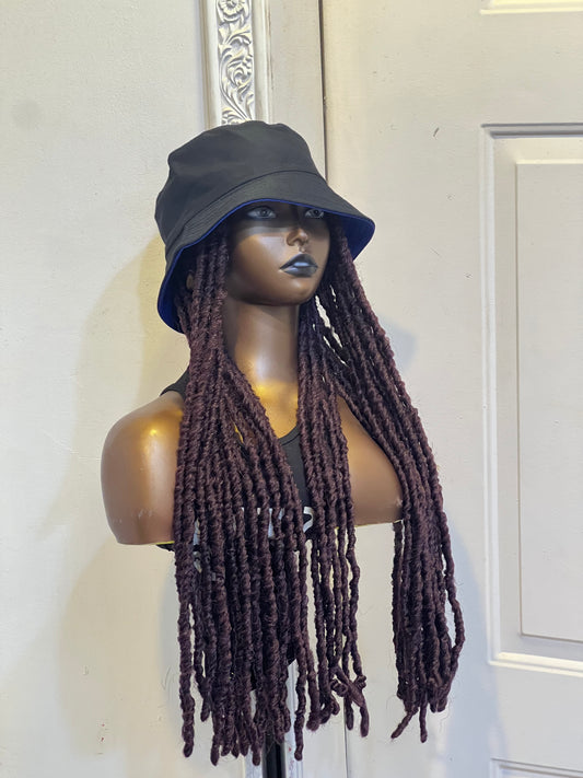 Bucket hat wig