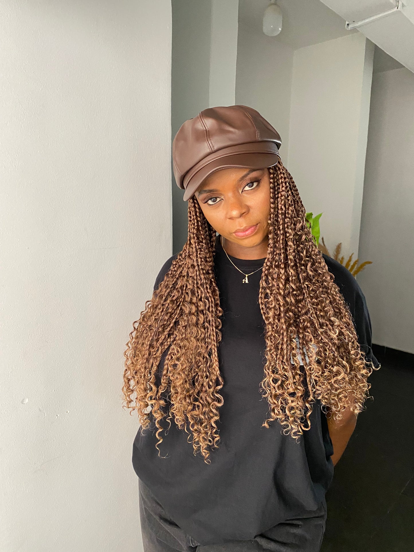 Premium hat boho braids